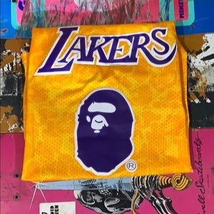 ABABTHINGAPE X LAKERS JERSEY MEN’S L